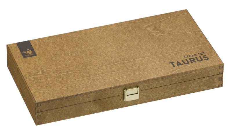 Hepp Steakbox (2x Steakmesser, 2x Steakhaus-Gabel), Serie: TAURUS