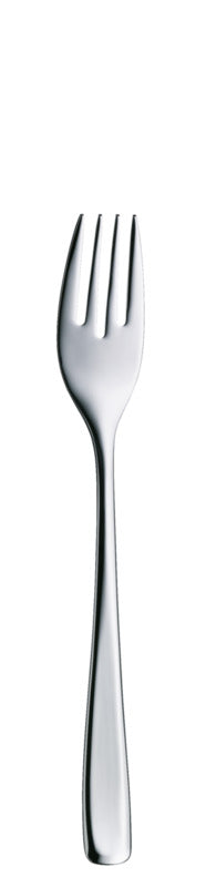 Hepp 12x Fischgabel (Versilbert), Serie: MEDAN, Länge: 190mm