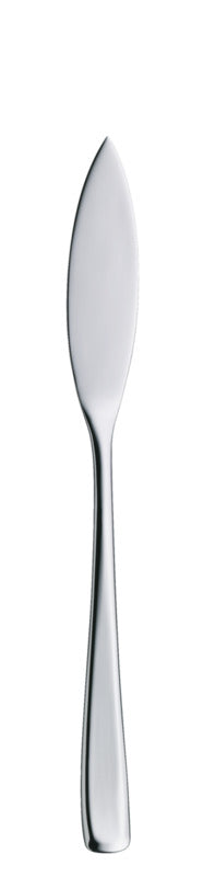 Hepp 12x Fischmesser (Versilbert), Serie: MEDAN, Länge: 212mm