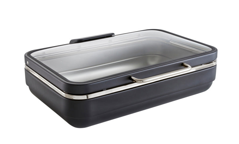 Hepp Chafing Dish (GN1/1), Edelstahl, Serie: EXCELLENT Schwarz, 580x470x190mm