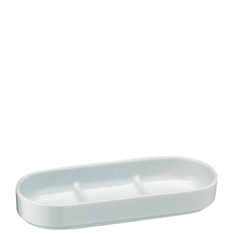 Hepp Porzellanschale (Für Besteckablage), Porzellan, Weiß, 210x90x30mm
