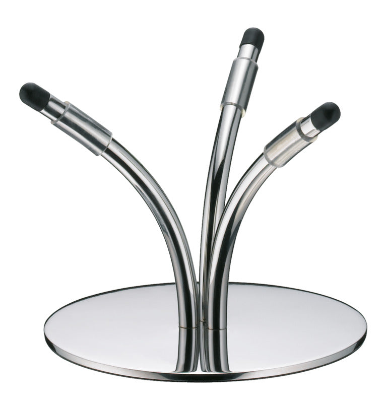 Hepp Buffetständer 'S", Edelstahl, Serie: FLEUR, Durchmesser: 130mm, Höhe: 98mm