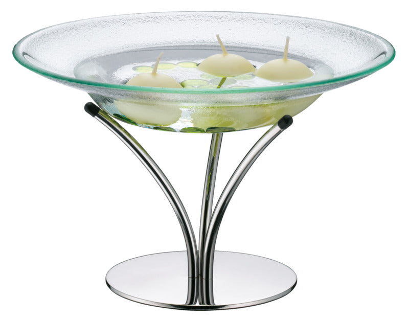 Hepp Buffetständer 'M", Edelstahl, Serie: FLEUR, Durchmesser: 145mm, Höhe: 136mm