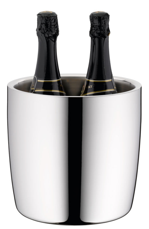 Hepp Champagnerkühler (Für 2 Flaschen), Edelstahl, Serie: VISION, Inhalt: 5,3L, Durchmesser: 216mm, Höhe: 205mm