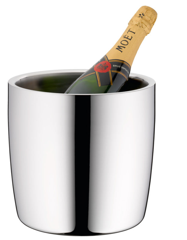 Hepp Champagnerkühler (Für 2 Flaschen), Edelstahl, Serie: VISION, Inhalt: 5,3L, Durchmesser: 216mm, Höhe: 205mm