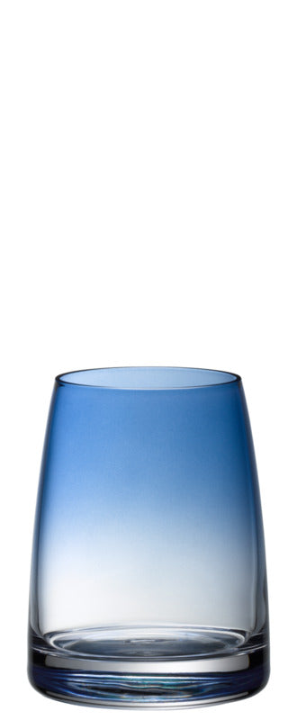 WMF 6x Wasserglas "15", Glas, Serie: DIVINE COLOR, Rauchblau, Inhalt: 330ml