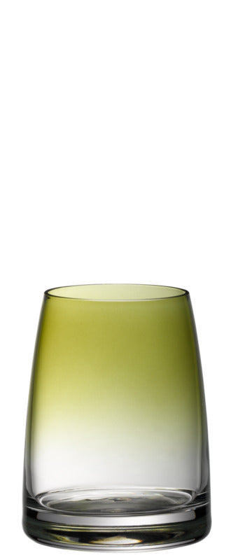 WMF 6x Wasserglas "15", Glas, Serie: DIVINE COLOR, Oliv, Inhalt: 330ml