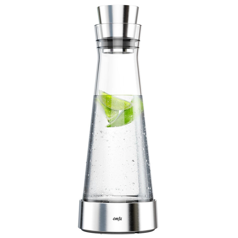EMSA Kühlkaraffe "Flow Slim", Glas, Inhalt: 1L, Höhe: 35,5cm, Durchmesser: 12cm