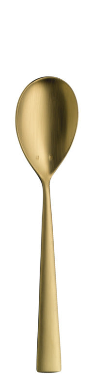 Hepp 12x Menülöffel, Serie: ACCENT, Gold, Länge: 203mm