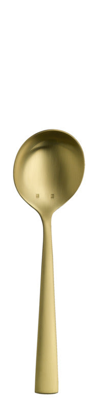 Hepp 12x Suppenlöffel, Serie: ACCENT, Gold, Länge: 176mm