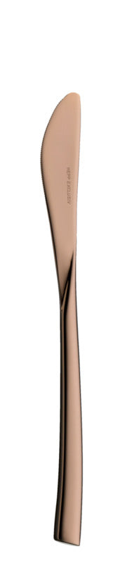 Hepp 12x Vorspeisen-/Dessertmesser, Serie: TALIA, Kupfer, Länge: 220mm