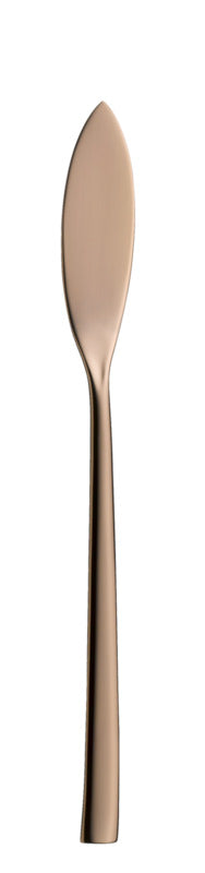 Hepp 12x Fischmesser, Serie: TALIA, Kupfer, Länge: 231mm