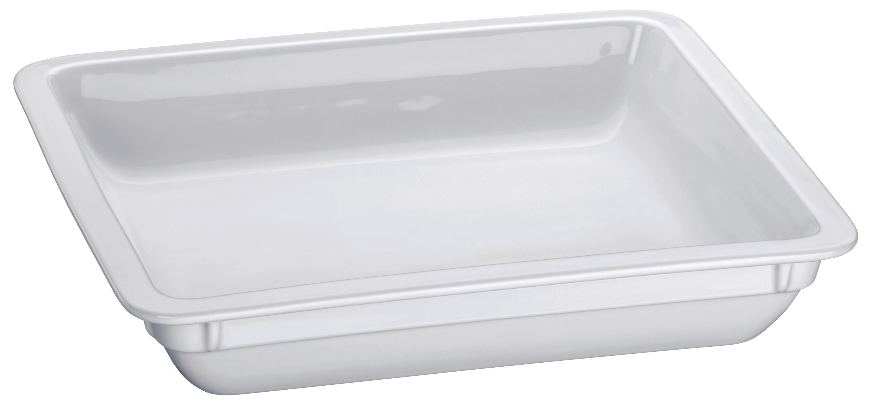 WMF Porzellaneinsatz (GN 2/3-65mm), Porzellan, Weiß, 35,4x32,5x6,5cm