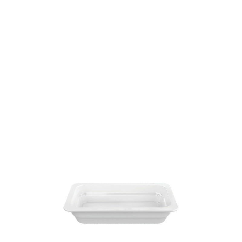 WMF Porzellaneinsatz (GN1/3-65), Porzellan, Weiß, 32,5x17,5x6,5cm