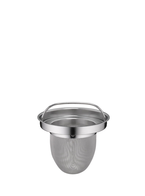 Hepp Teekanne (Doppelwandig) mit Sieb, Edelstahl, Inhalt: 1,2L, Höhe: 202mm