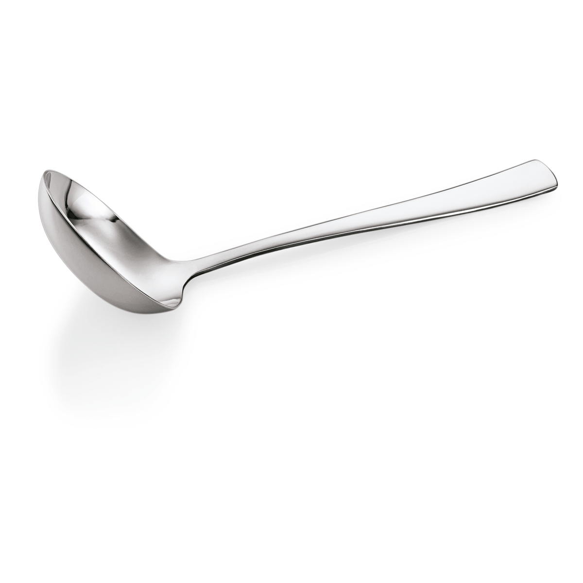 WAS Germany 12x Saucenlöffel, Chromnickelstahl 18/10, Silber, Serie: HAMBURG, Länge: 18,5cm (614000)