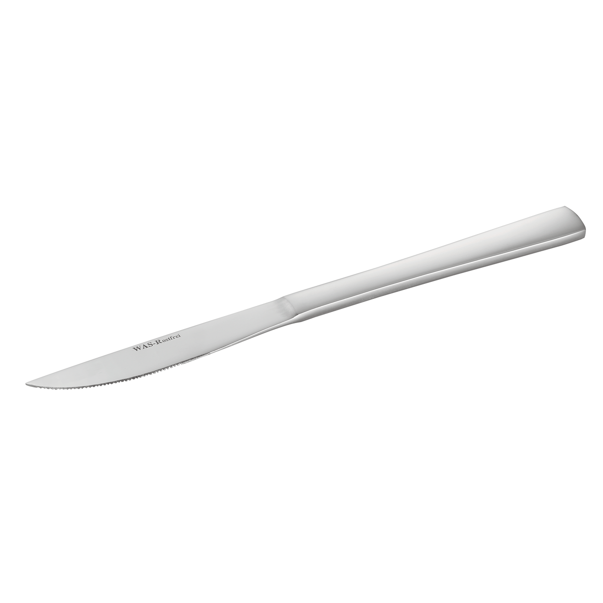 WAS Germany 12x Steakmesser, Chromstahl 13/0, Silber, Serie: HAMBURG, Länge: 21,5cm (619000)