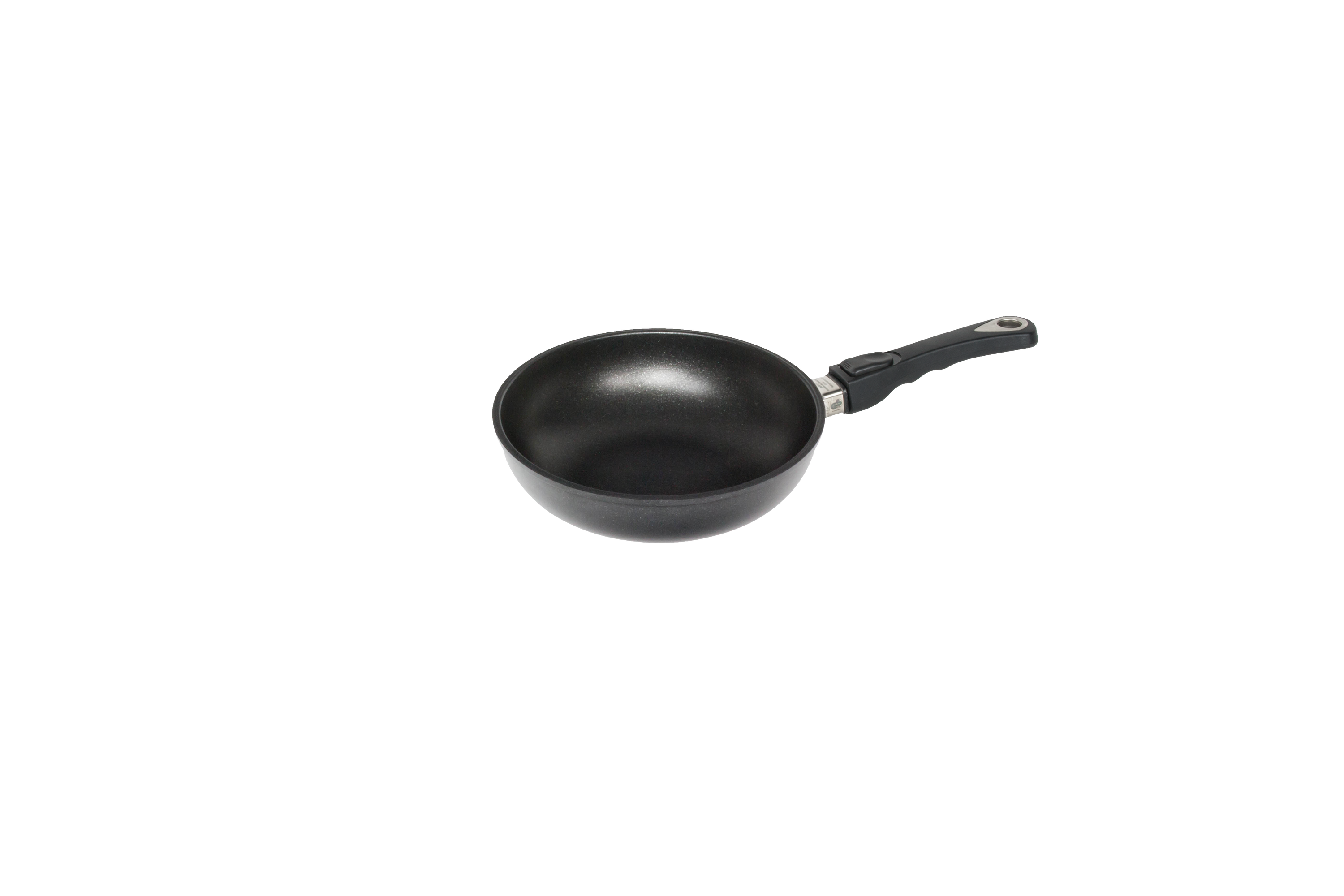 AMT Sauteuse, Aluminiumguss, Schwarz, Durchmesser: 20-24cm, Höhe: 6cm