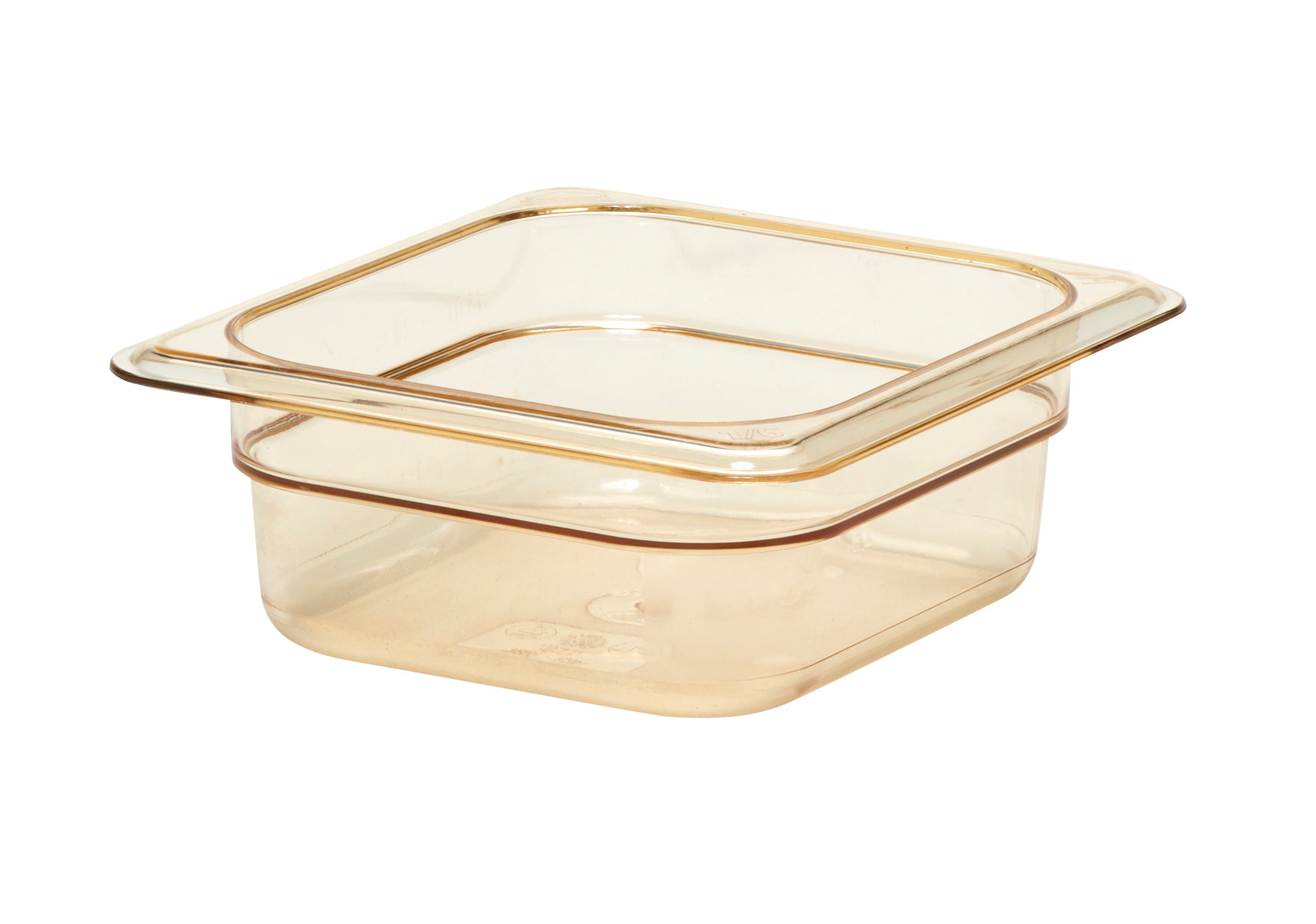 Cambro H-PAN™ Hitzebeständige Gastronorm GN-Behälter HN1/6-65 Bernstein, 6 Stück im Karton - 62HP150
