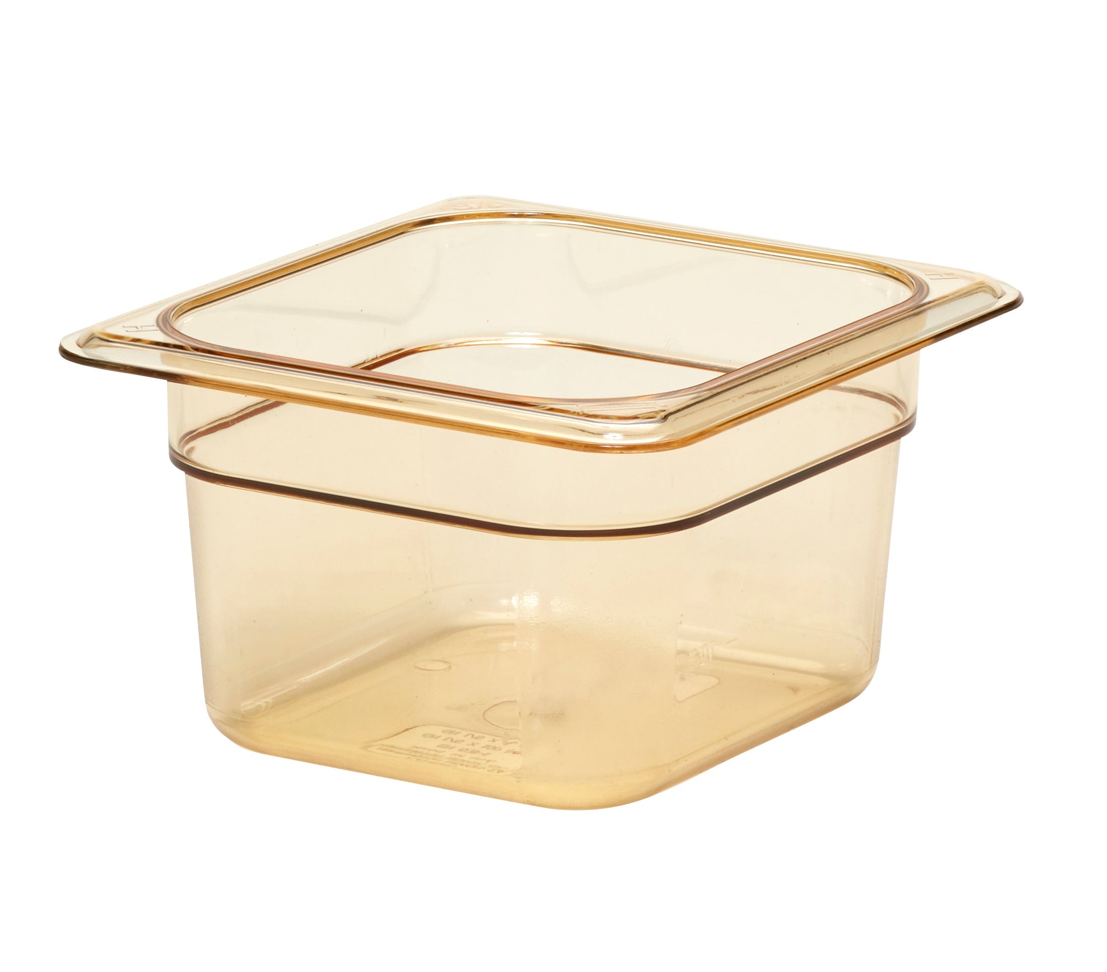 Cambro H-PAN™ Hitzebeständige Gastronorm GN-Behälter HN1/6-100, Bernstein, 6 Stück im Karton - 64HP150