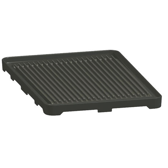 Mastro gerillte Bratfläche für 2 Brenner