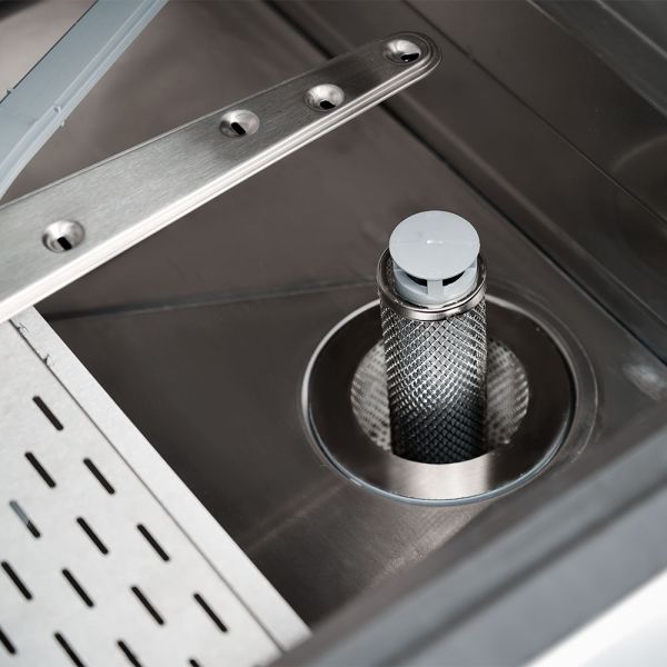 Stalgast Geschirrspülmaschine Aqua A5, Klarspülmitteldosier-, Reinigerdosier-, Klarspül- und Ablaufpumpe, 400V, 6,5kW, 565x680x835mm