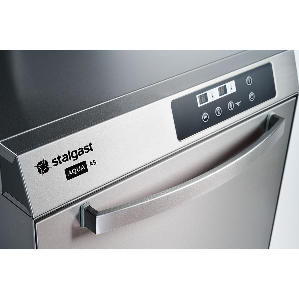 Stalgast Geschirrspülmaschine Aqua A5, Klarspülmittel- und Reinigerdosierpumpe, 400V, 6,5kW, 570x640x840mm