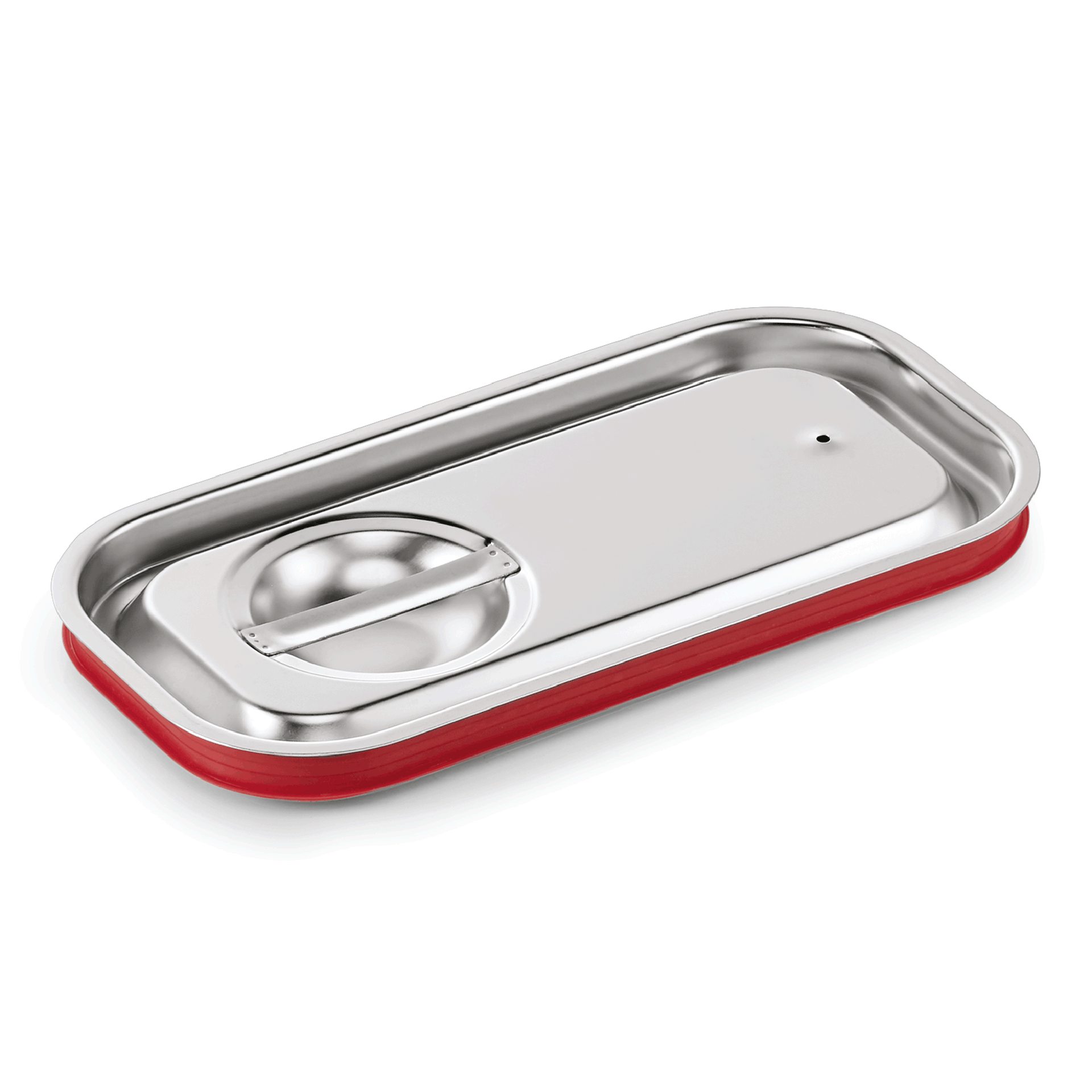 WAS Germany GN Transportdeckel (GN1/3) inkl. Silikondichtung, Chromnickelstahl, Serie: GN CORE (7013004)