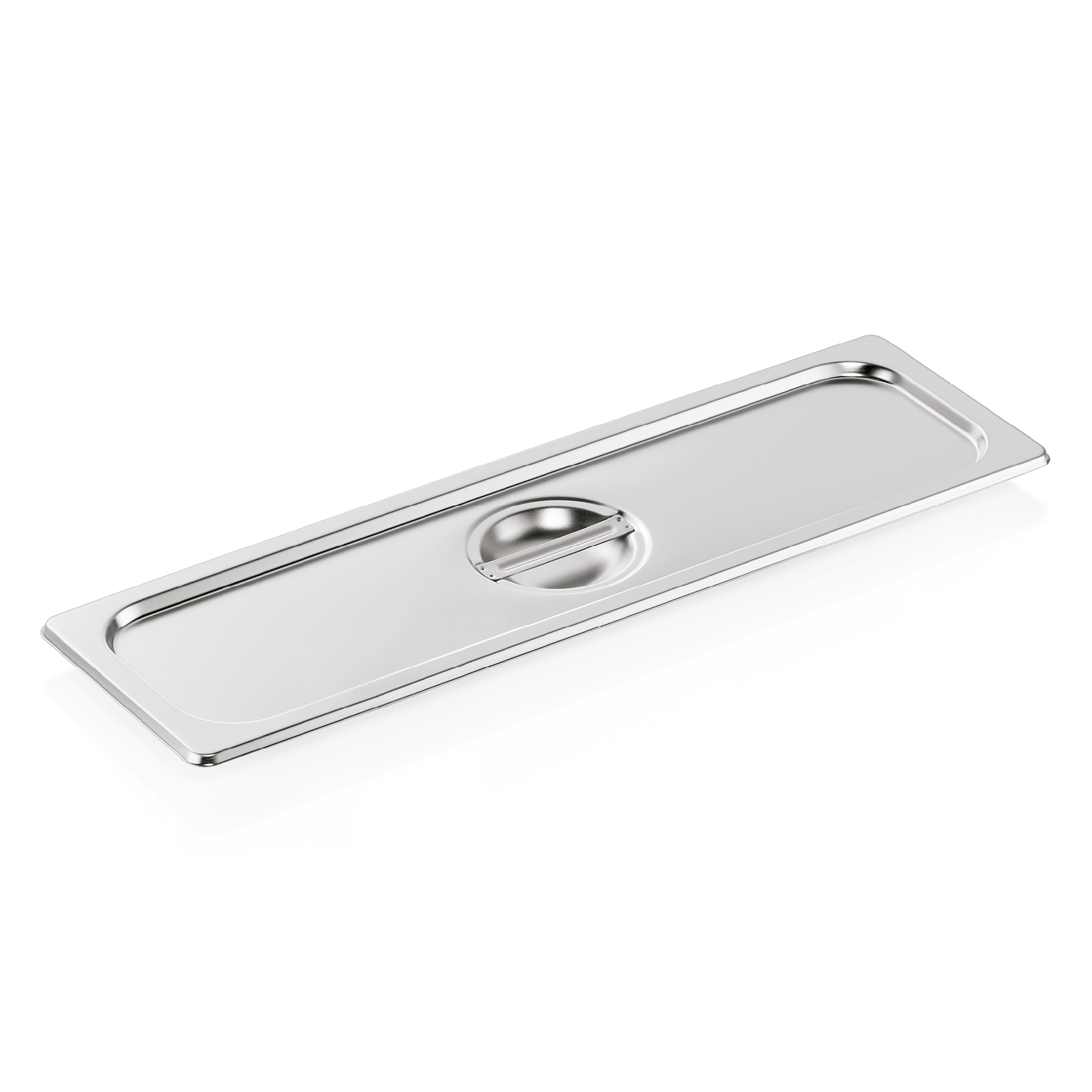 WAS Germany 1x GN Deckel GN CORE 2/4, mit Löffelaussparung, Chromnickelstahl  (7024002)