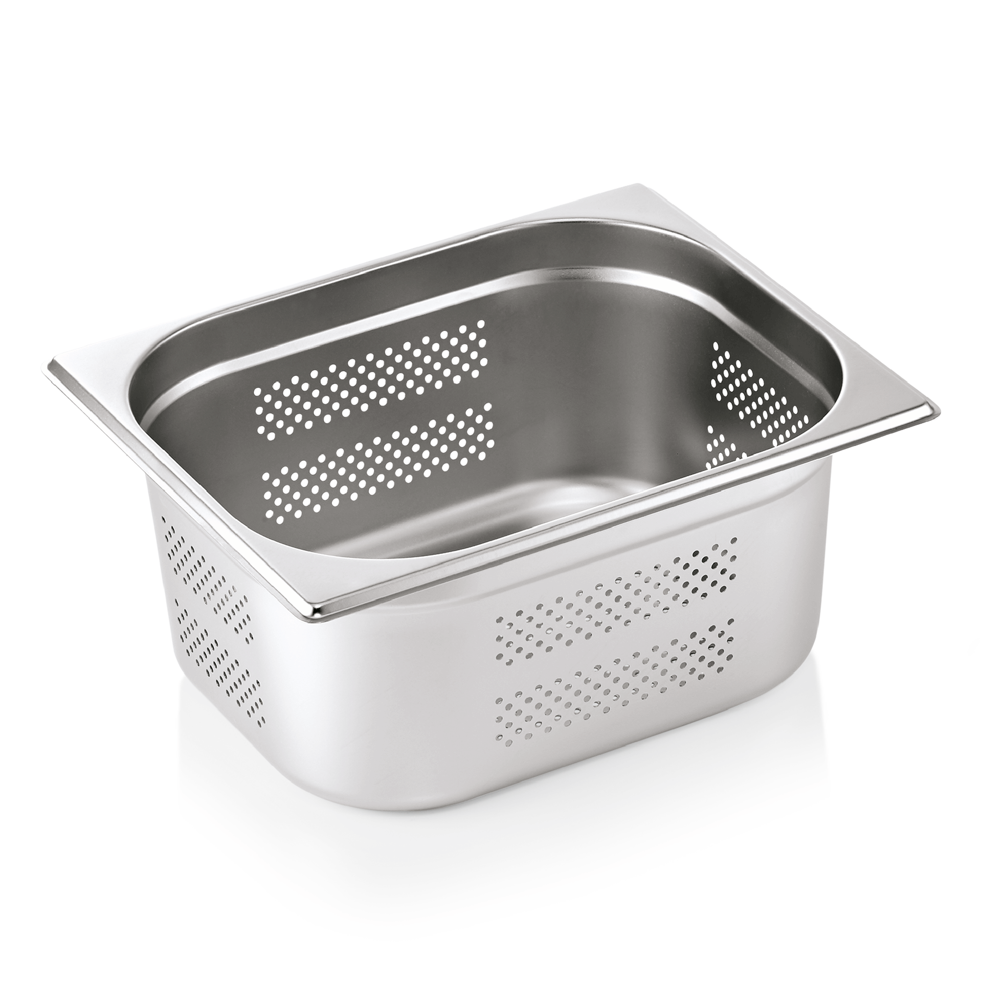 WAS Germany GN Behälter 1/2 Boden- und Seitenlochung, Serie: GN71, Höhe: 150mm, 8,7 Liter (7112150)