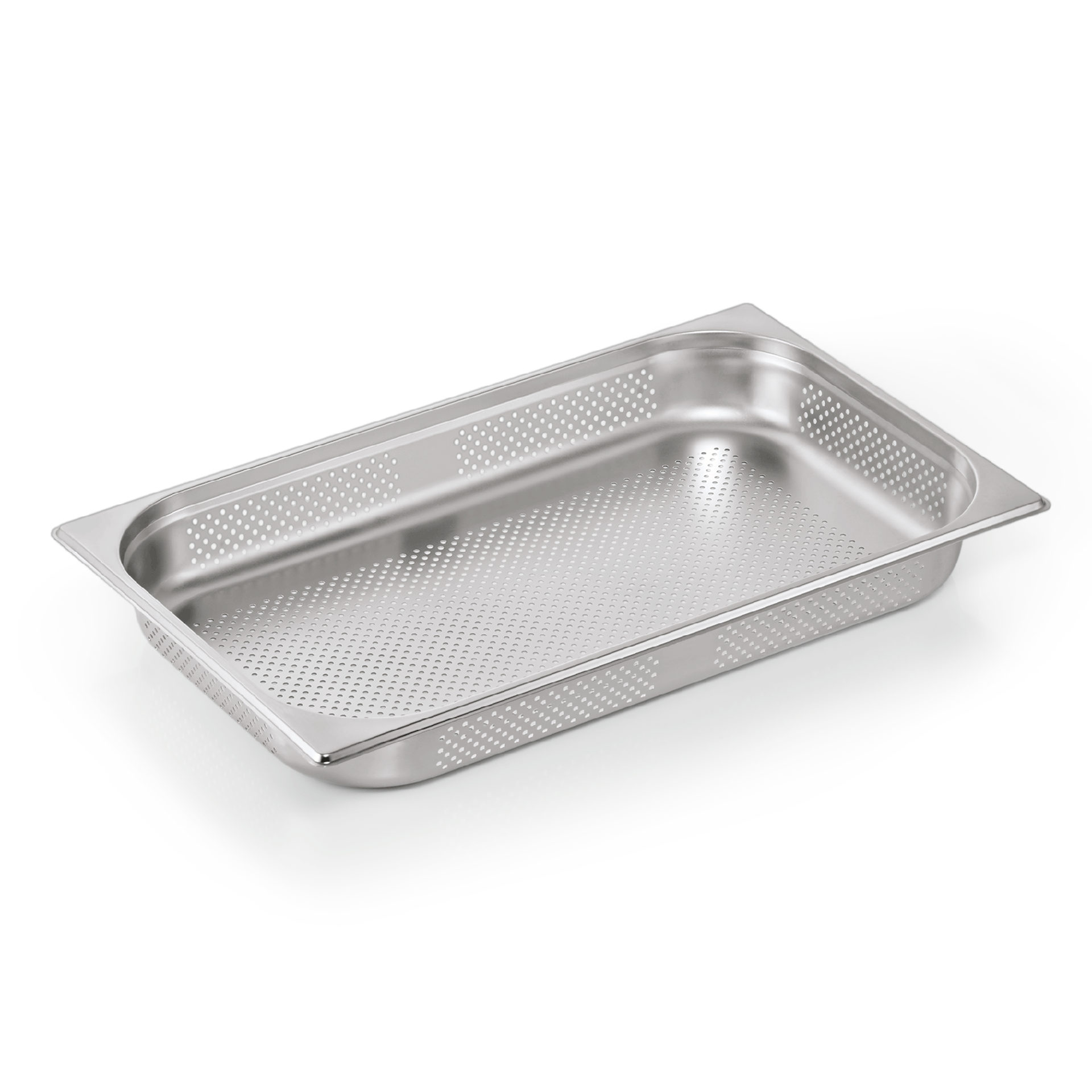 WAS Germany 6x GN Behälter 1/1 Boden- und Seitenlochung, Serie: GN72 Eco, Höhe: 65mm, 9 Liter (7211065)