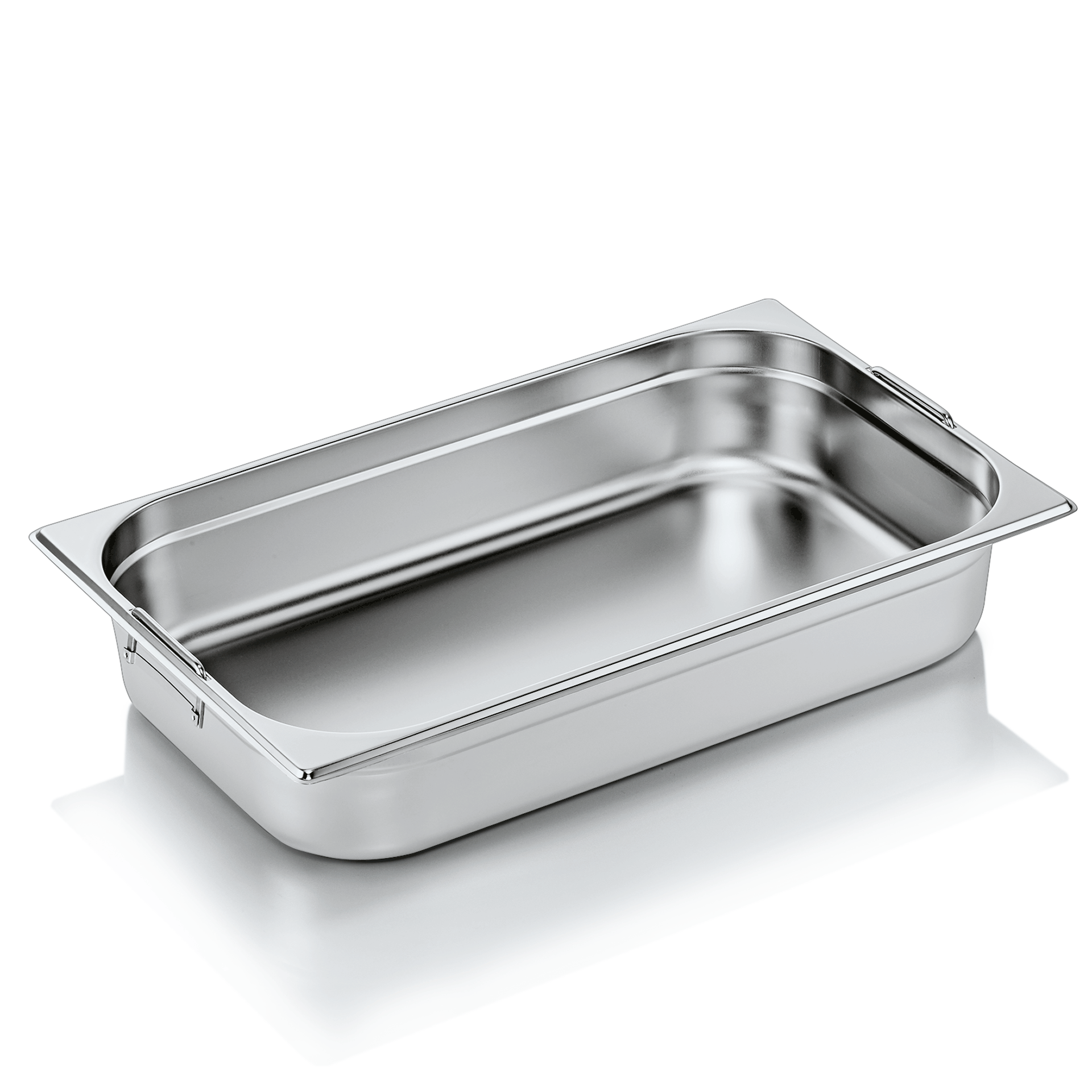 WAS Germany GN Behälter 1/1 mit Fallgriffen, Serie: GN73, Höhe: 100mm, 13 Liter (7311100)