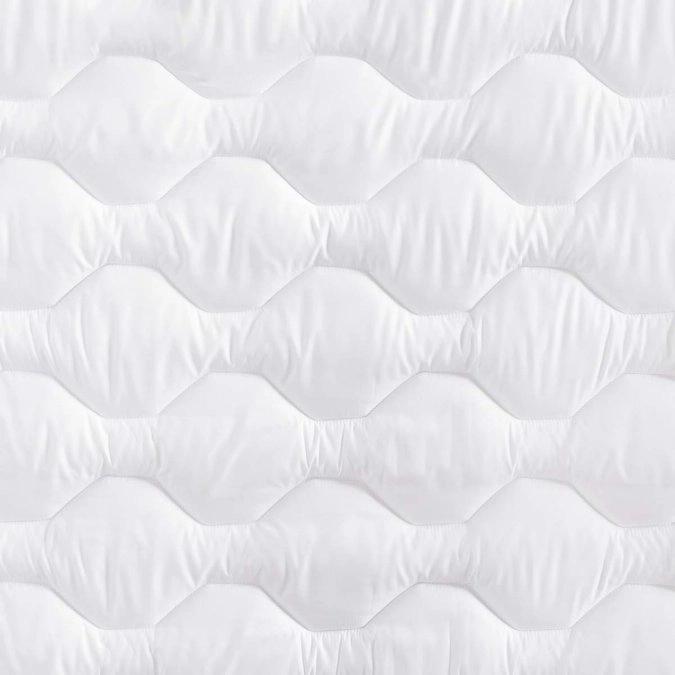 FBF Decke "Micronights Green", Polyester, Weiß, 155x220cm
