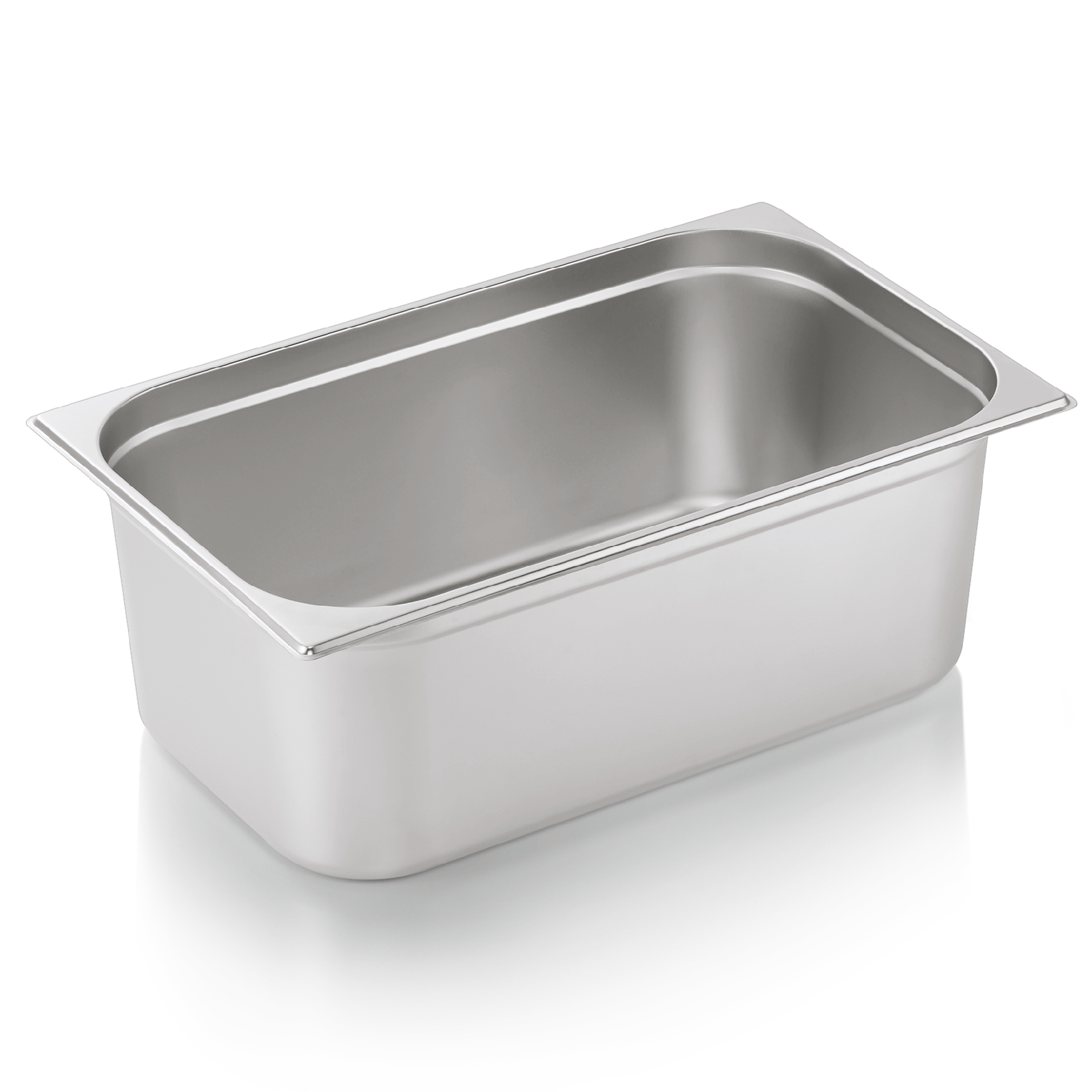 WAS Germany 6x GN Behälter (GN1/1), Chromnickelstahl, Serie: ESSENTIALS, Inhalt: 28L, Höhe: 20cm (7511200)