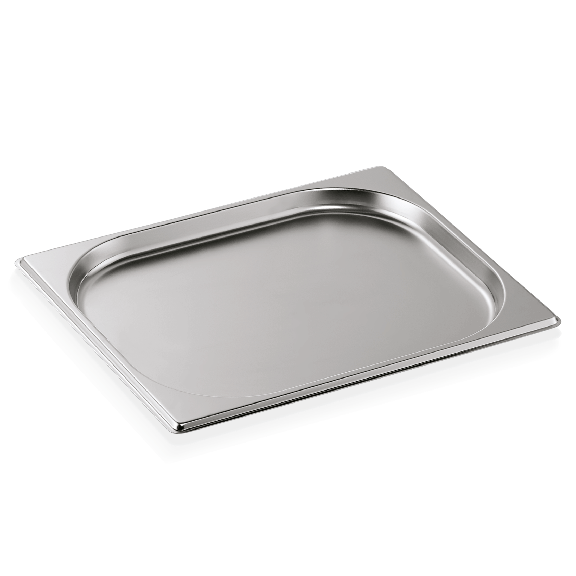 WAS Germany 6x GN Behälter (GN1/2), Chromnickelstahl, Serie: GN ESSENTIALS, Inhalt: 1,25L, Höhe: 2cm (7512020)