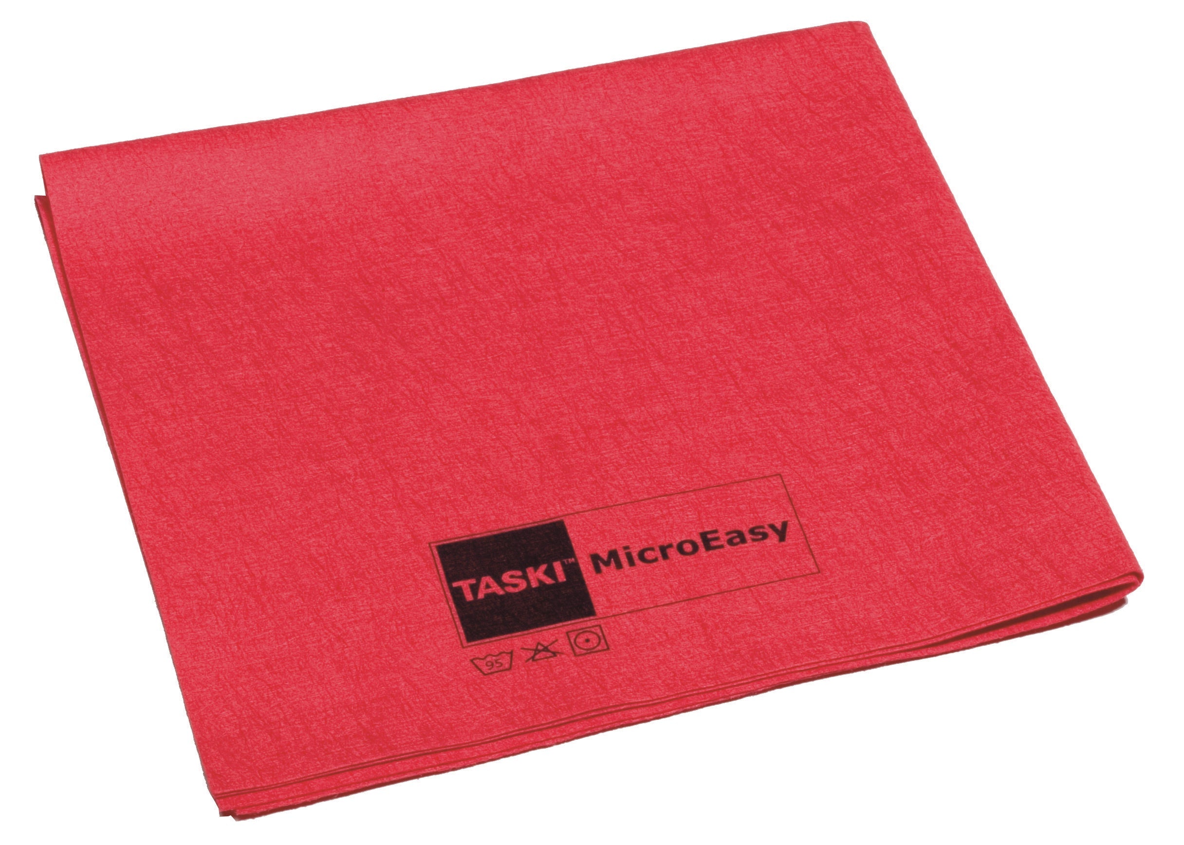 5x TASKI Microfasertuch "MicroEasy", Mikrofaservliesstoff, Rot, 37x38cm