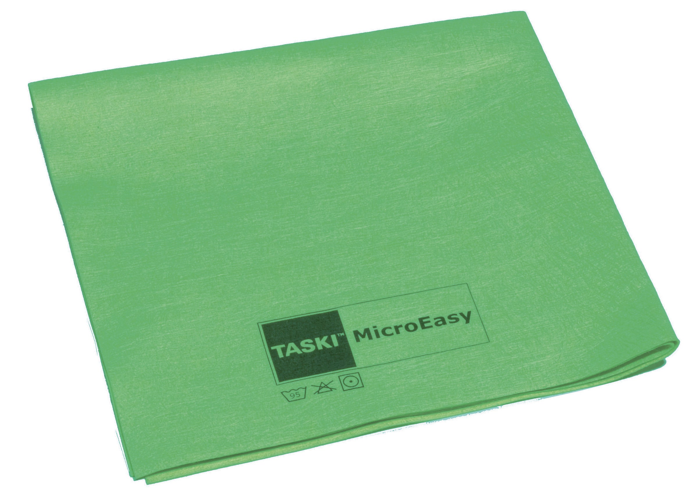 5x TASKI Microfasertuch "MicroEasy", Mikrofaservliesstoff, Grün, 37x38cm