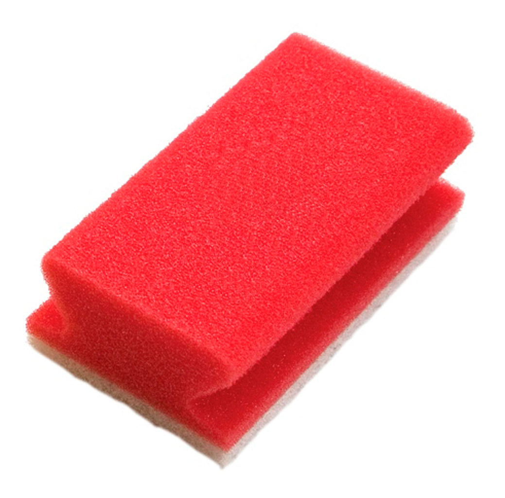10x TASKI Padschwamm, Polyester, Rot, 13x7,5x4,5cm