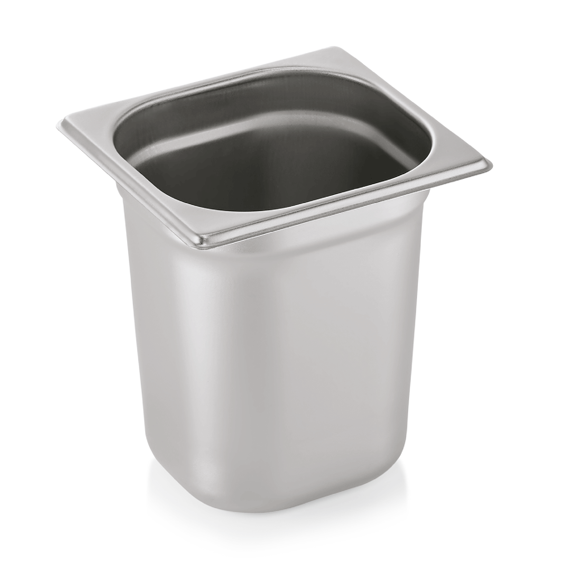 WAS Germany 6x GN Behälter (GN1/6), Chromnickelstahl, Serie: ESSENTIALS, Inhalt: 3,4L, Höhe: 20cm (7516200)