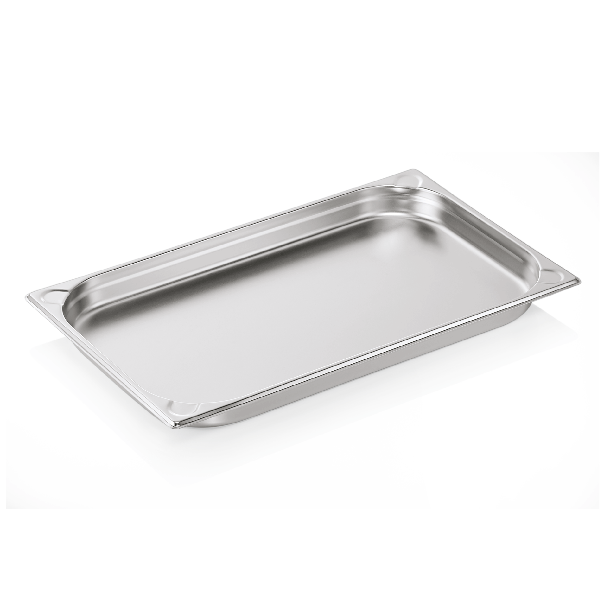 WAS Germany GN Behälter (GN1/1-40mm, mit U-Ecken), Chromnickelstahl, Serie: GN CORE, 53x32,5x4cm (7611040)