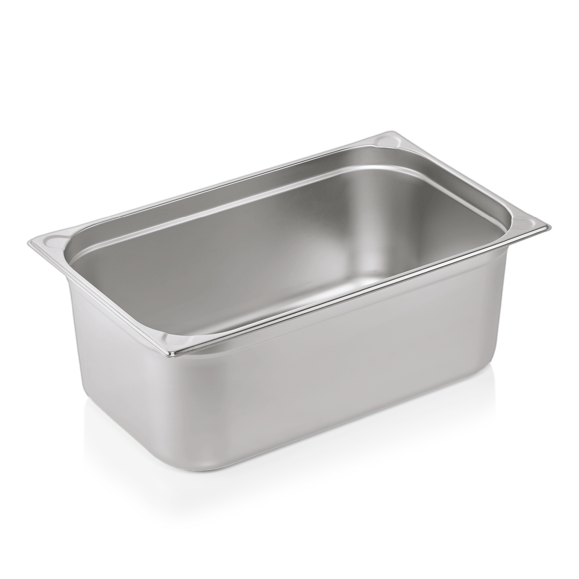 WAS Germany GN Behälter (GN1/1-200mm, mit U-Ecken), Chromnickelstahl, Serie: GN CORE, 53x32,5x20cm (7611200)