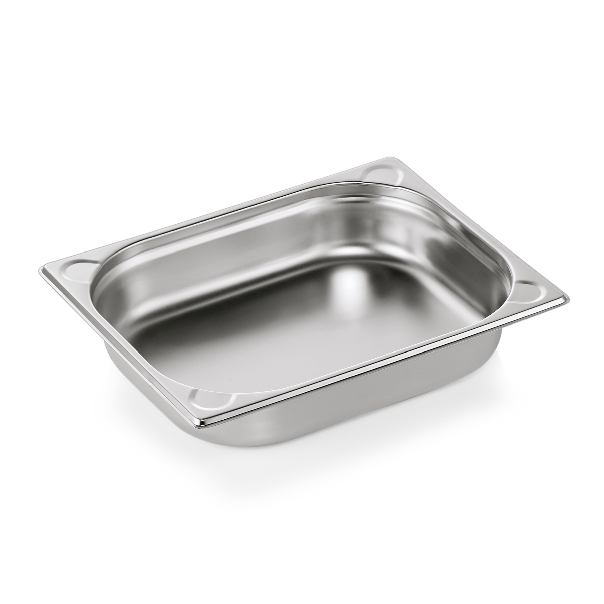 WAS Germany GN Behälter (GN1/2-65mm, mit U-Ecken), Chromnickelstahl, Serie: GN CORE, 32,5x26,5x6,5cm (7612065)