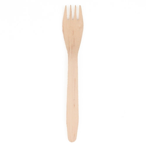 Papstar 400 Gabeln, Material: Holz, Serie: Pure, Länge 16,5cm