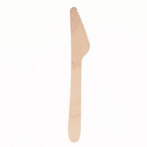 Papstar 16x 25 Messer, Holz "pure" 16,5 cm