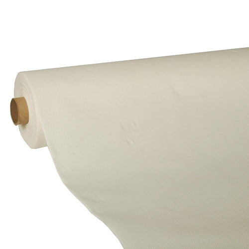 Papstar 4x Tischdecke, Tissue "ROYAL Collection" 25 m x 1,18 m champagner