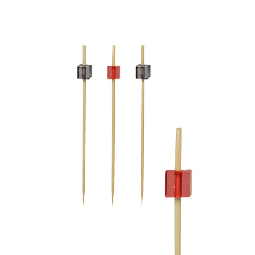 Papstar 800 Fingerfood - Picker "Cube", Material: Bambus, Länge: 9cm