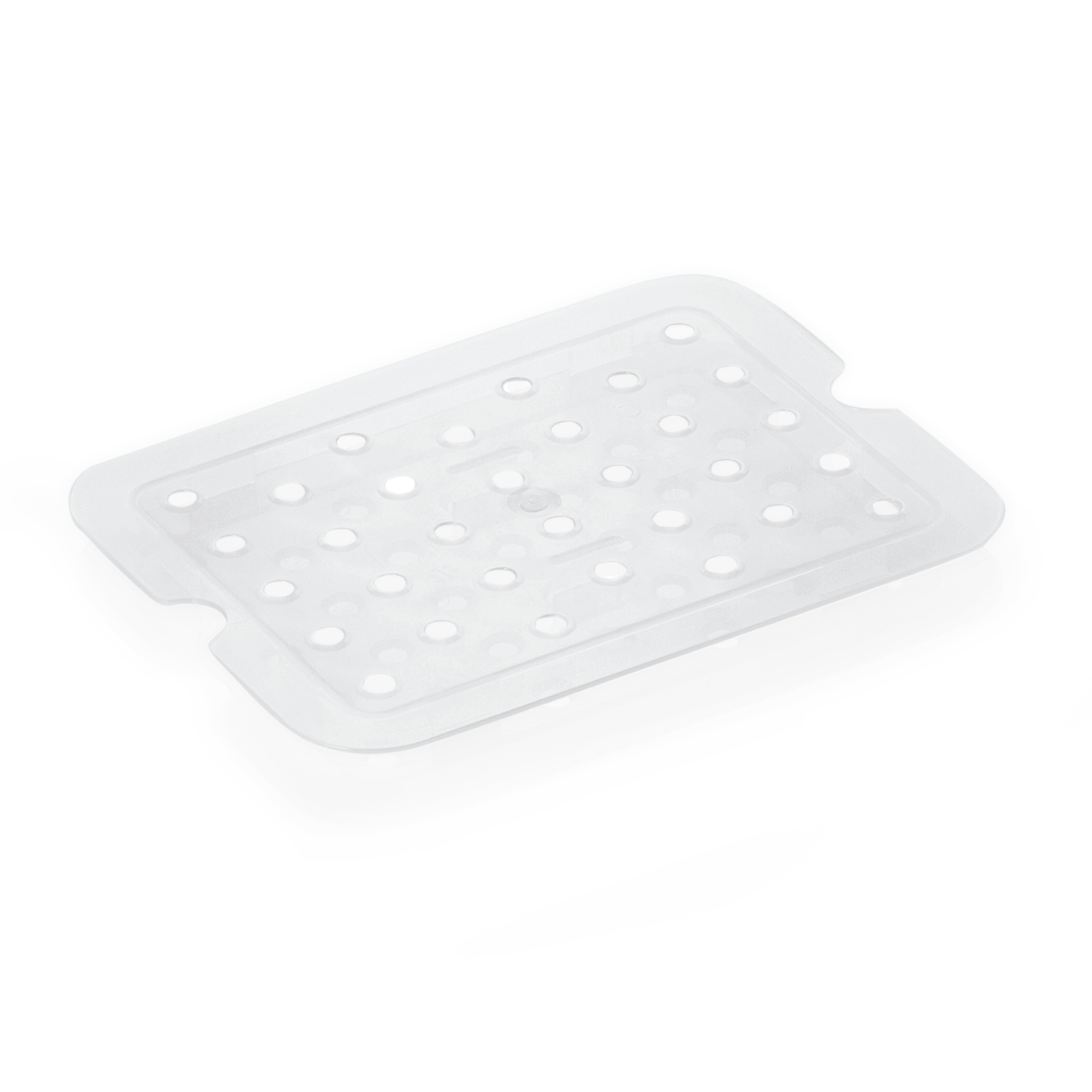 WAS Germany GN Einlegeboden (GN1/2), Polypropylen, Serie: GN 84, Transparent, 32,5x26,5cm (8412003)