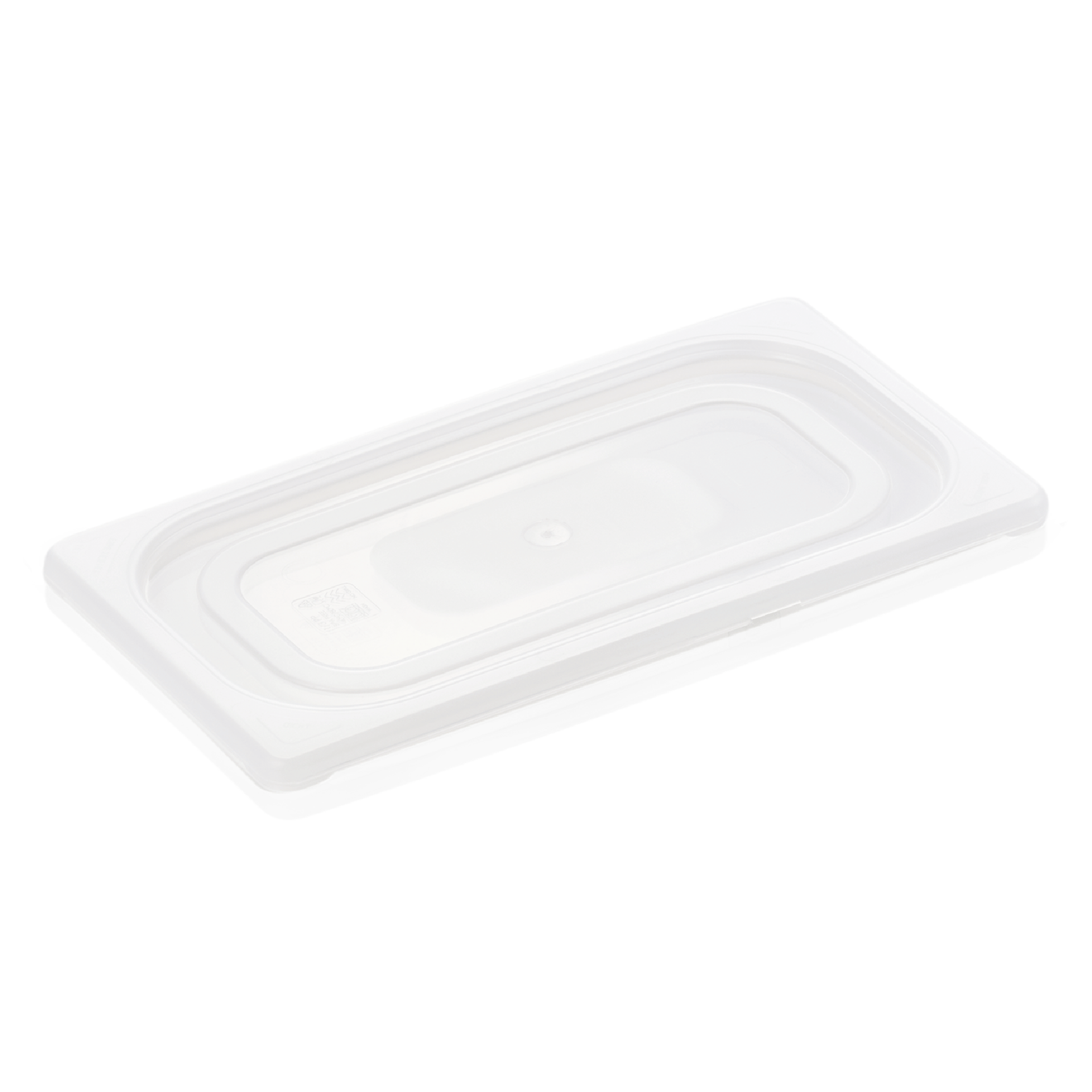 WAS Germany GN Deckel (GN1/3), Polypropylen, Serie: GN 84, Transparent, 32,5x17,6cm (8413004)
