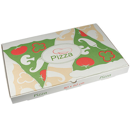 Papstar 50x Pizzakarton, Cellulose, Serie: Pure, 40x60x5cm