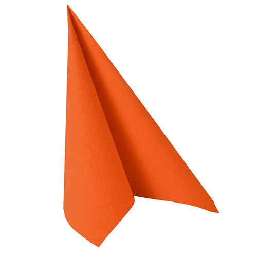 Papstar 250 Servietten "ROYAL Collection" 1/4-Falz 40 cm x 40 cm nektarine